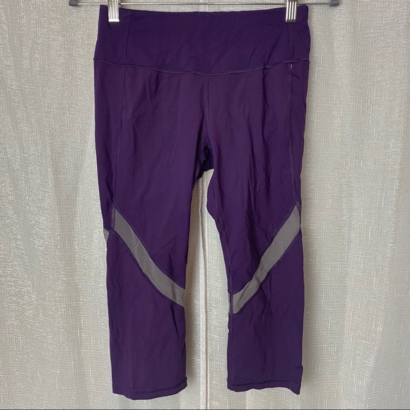 CALIA by Carrie Underwood Purple Crop Leggings SzS - Picture 4 of 11